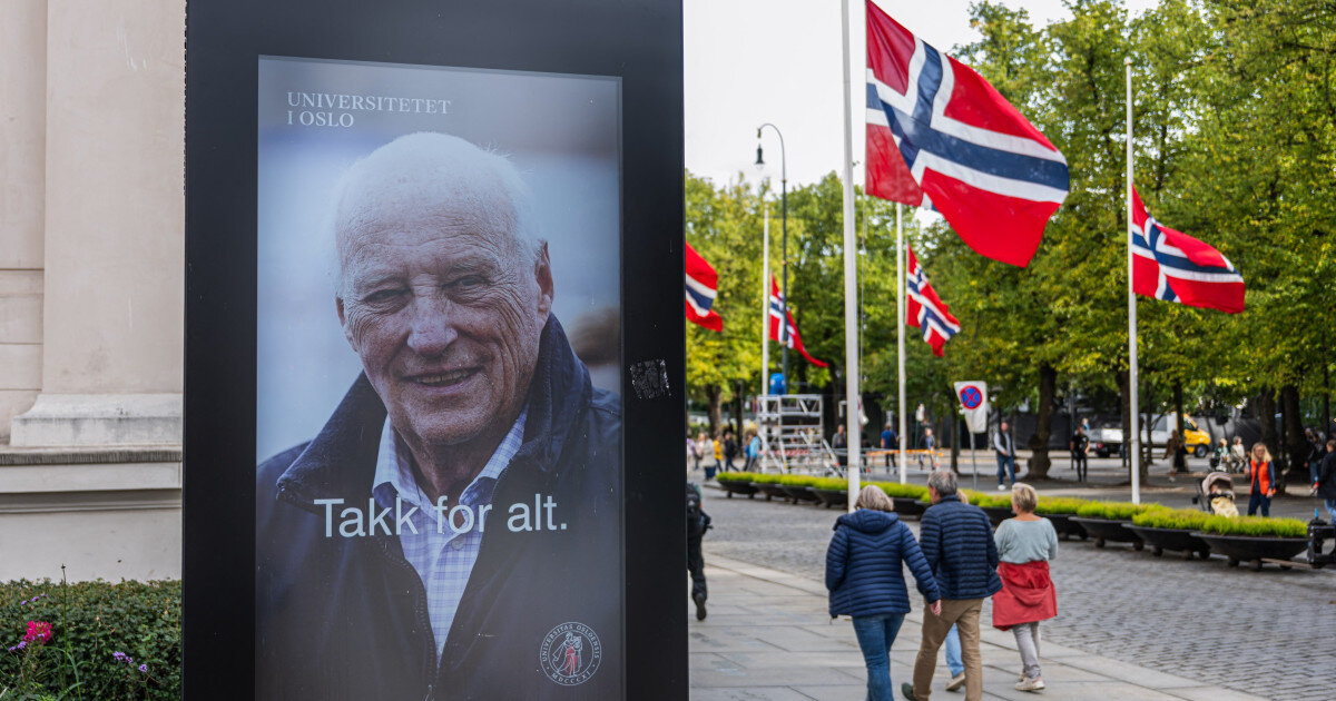 funeraliile regelui harald al v lea au loc miercuri in norvegia evenimentul incepe cu un minut de reculegere la nivel national 6aa0f003cb02d