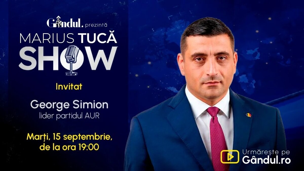 george simion in direct la marius tuca show despre protestele din piata victoriei si pozitia aur video gandul live 6aa96c50c3829